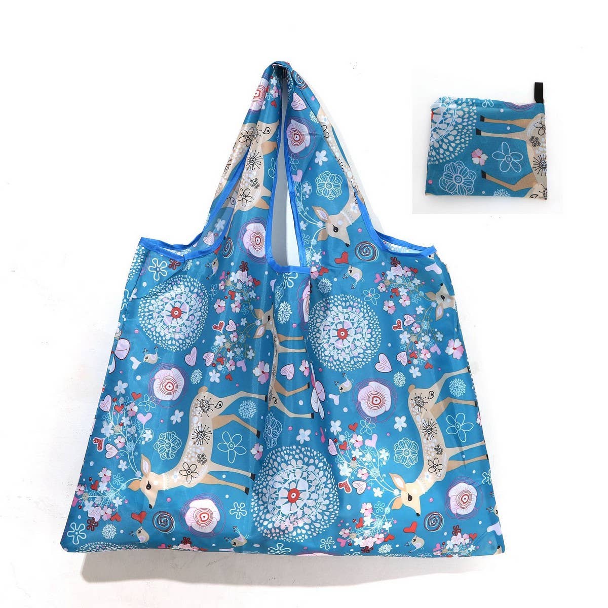 OXFORD CLOTH FOLDABLE ECO-FRIENDLY SHOPPING BAG_CWAB3470