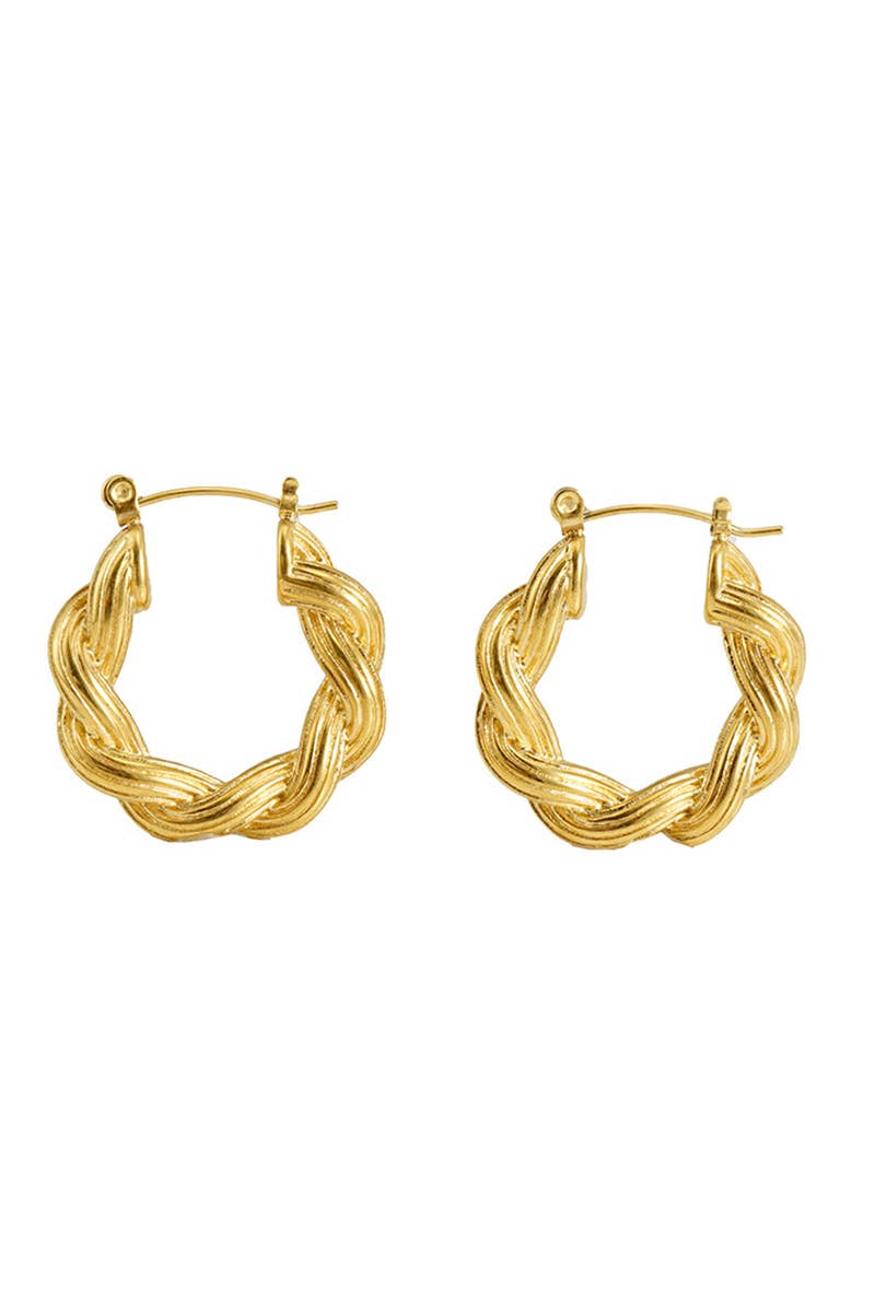 18K GOLD PLATED STAINLESS STEEL EARRINGS_CWAJE0375