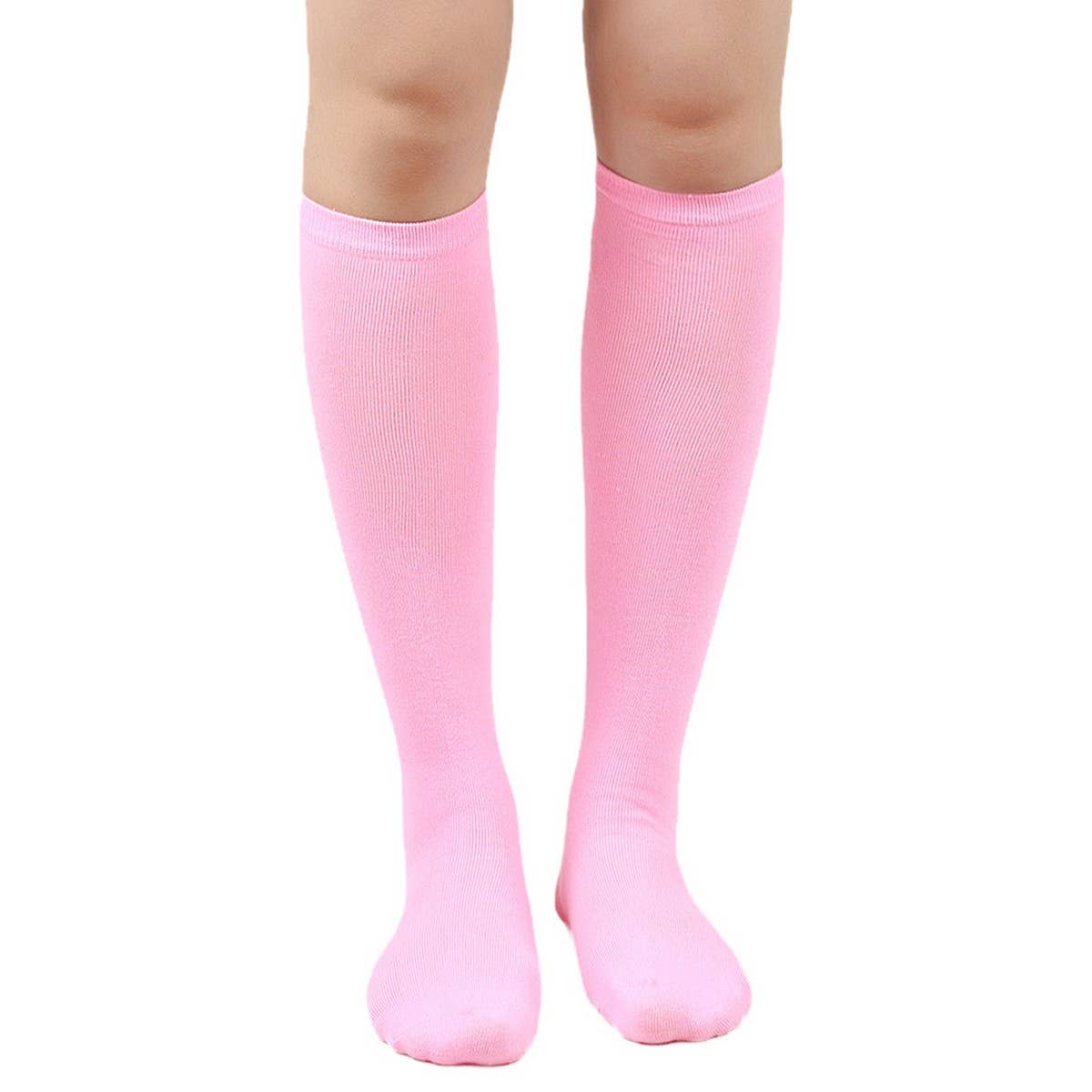CWMS02670_STRIPED KNEE HIGH SOCKS WOMEN GIRL STYLE