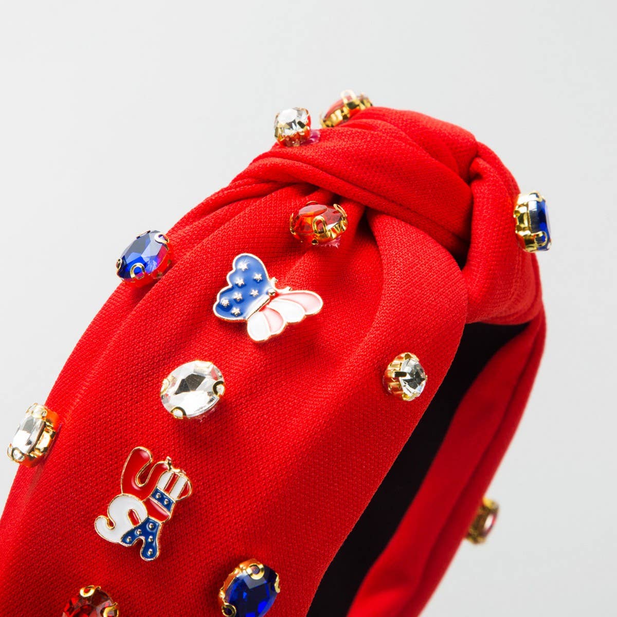 INDEPENDENCE DAY FLAG DIAMOND HEADBAND_CWAHA1261