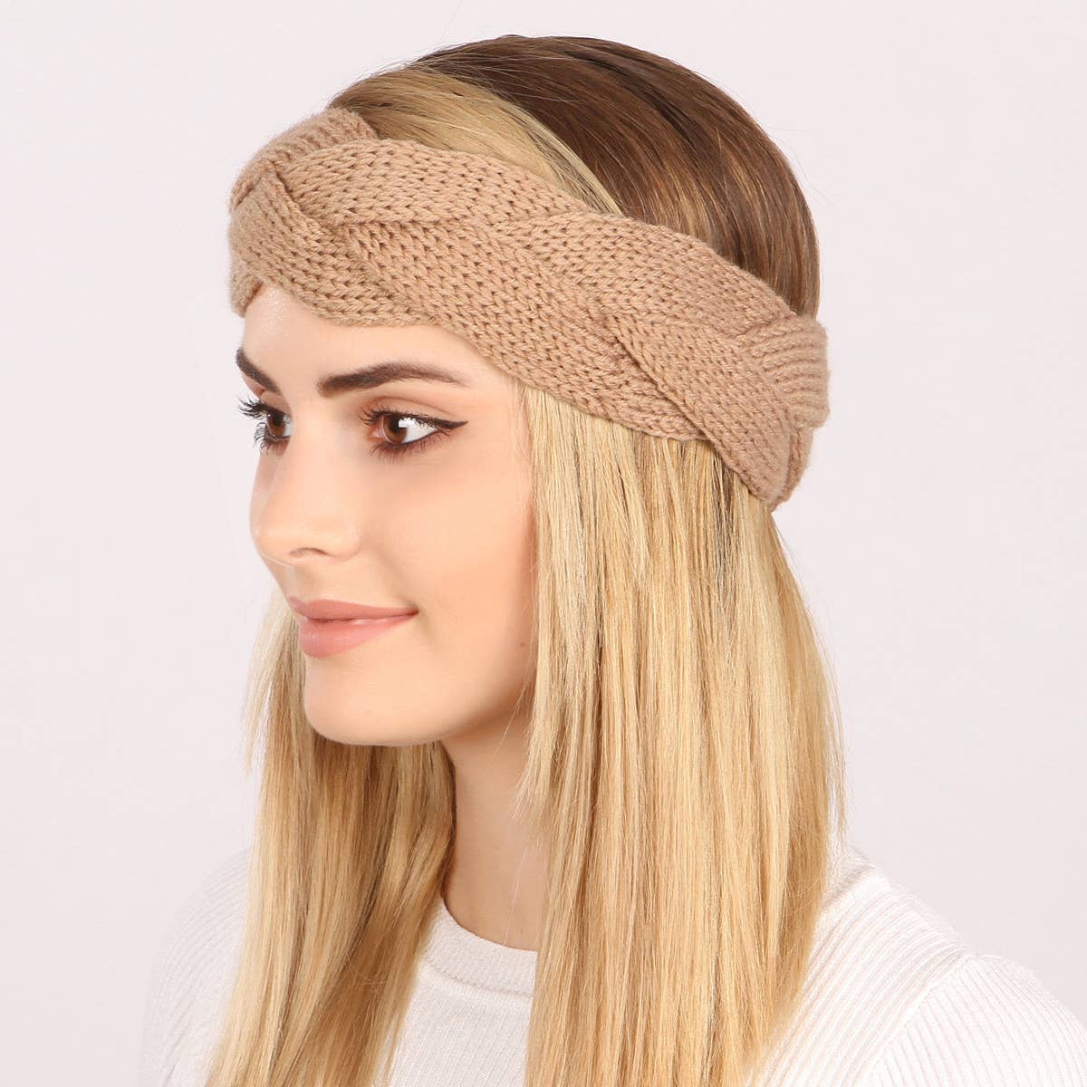 VINTAGE BRAID KNITTED HEADBAND