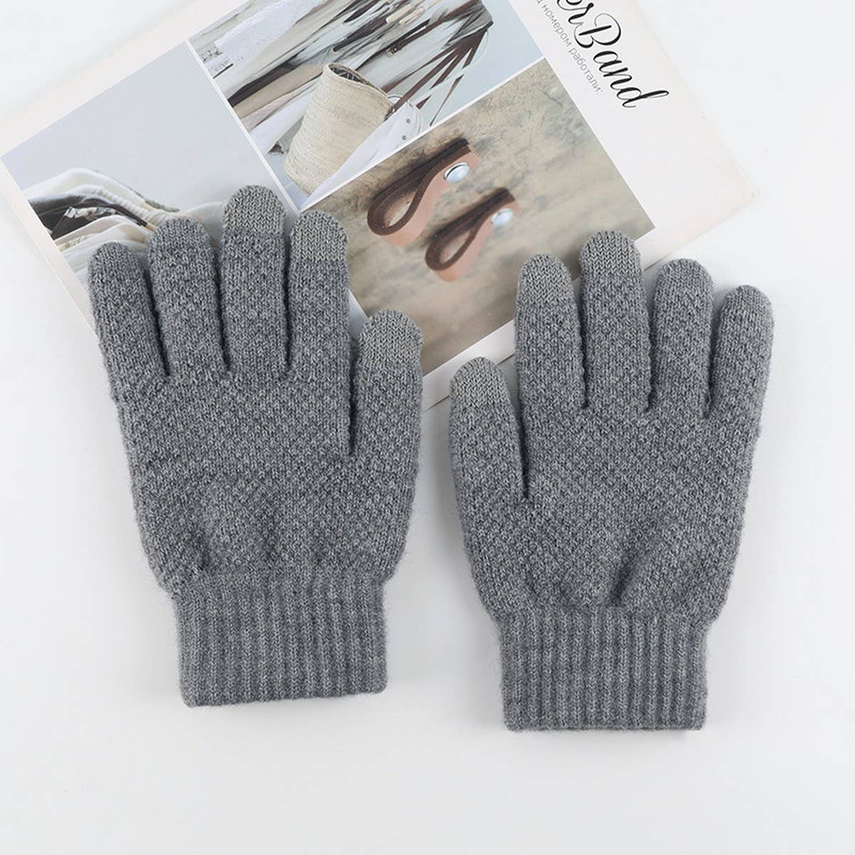 NEW MEN'S COLD-PROOF KNITTED TOUCHSCREEN GLOVES_CWAG0395