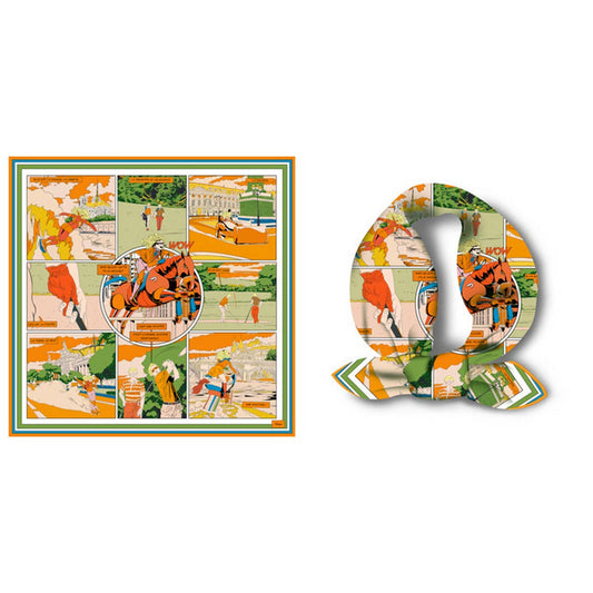 UV Protection Scarf - Lightweight Satin Square