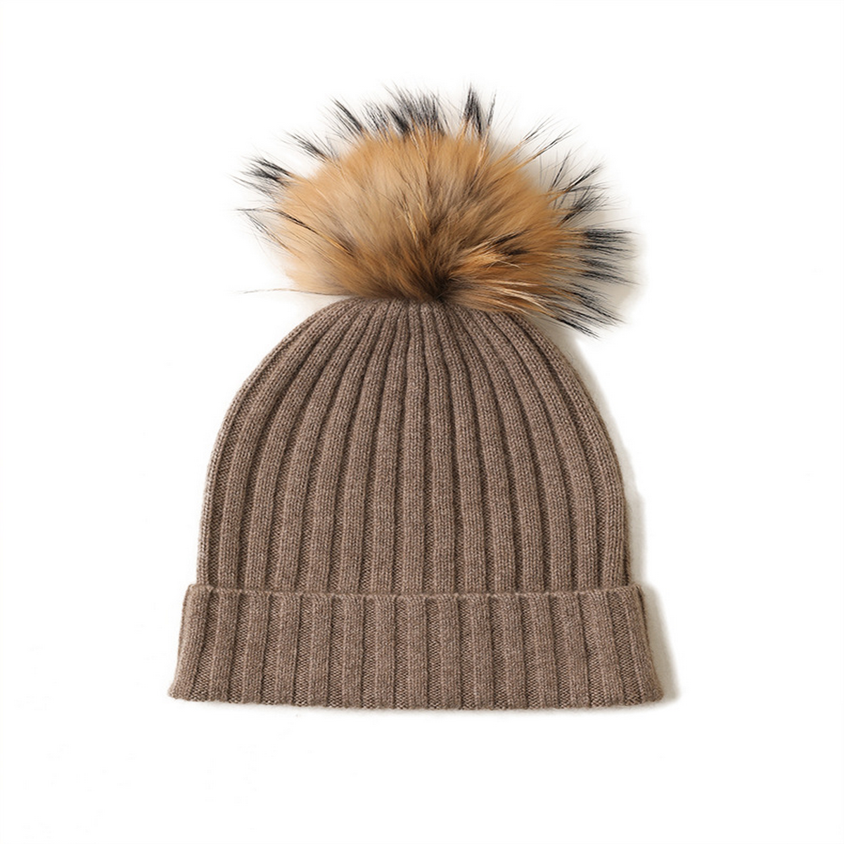 Cozy Wool Cone Hat with Fur Ball ? Women¡¯s Style_CWAH3998