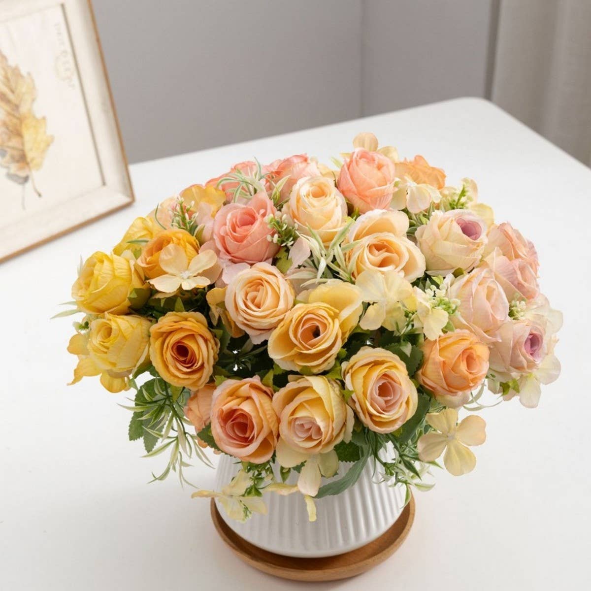 New Faux Elsa Rose Bouquet for Home Decor