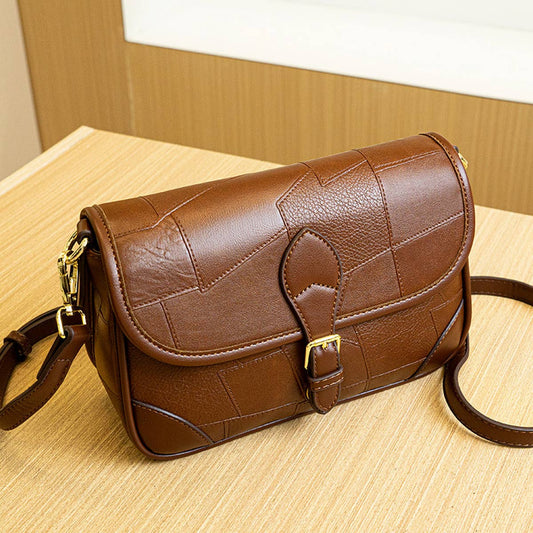 RETRO CLASSIC PATCHWORK SHOULDER BAG_CWAB2981