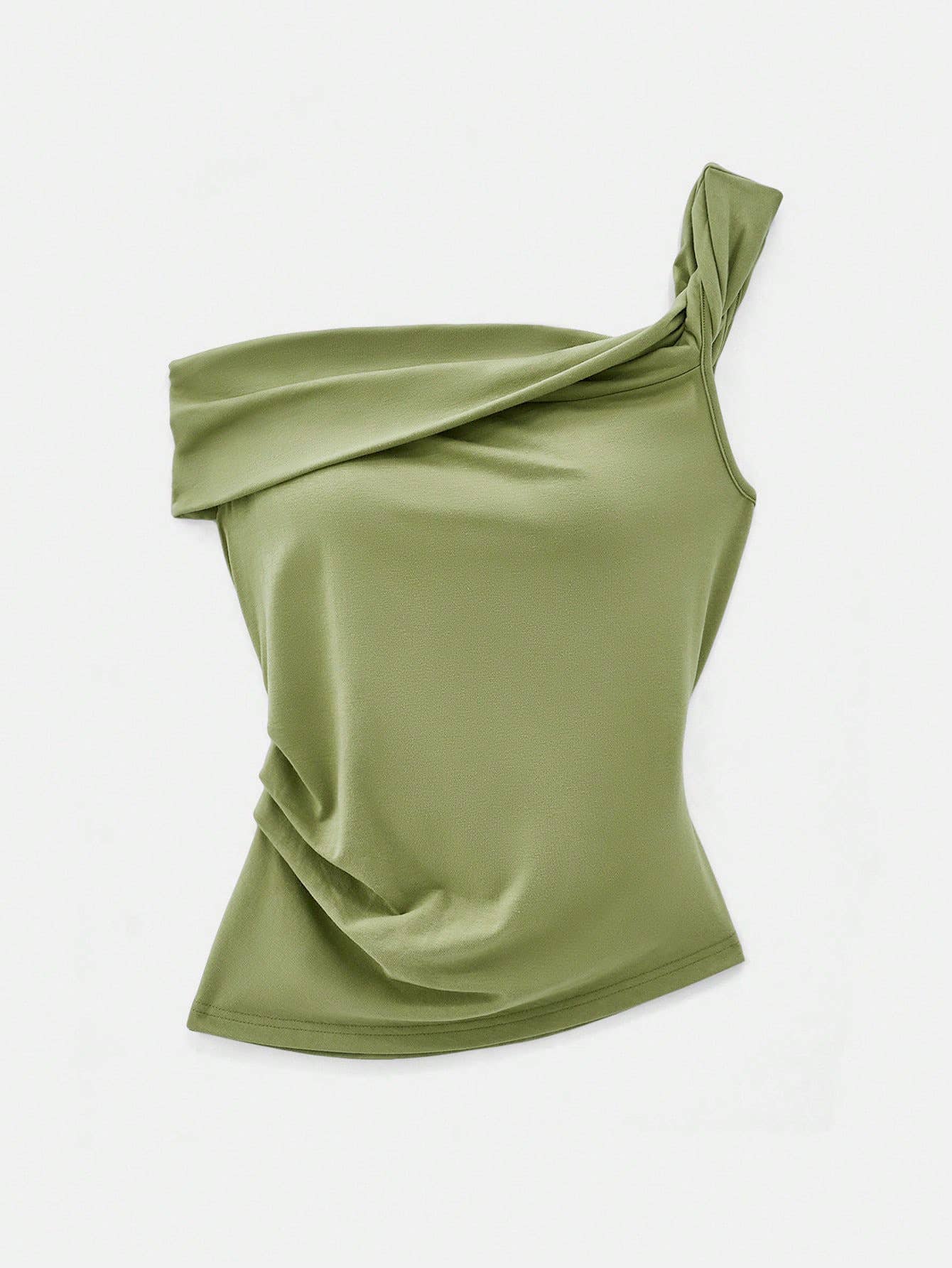 Fashionable sense of design one-shoulder T-shirt