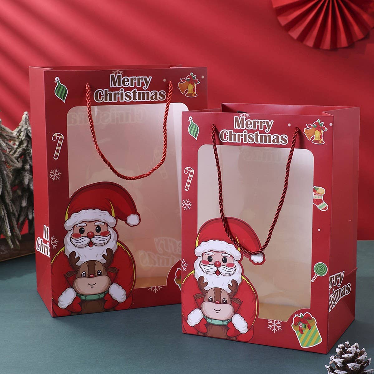 CWMM9363_CHRISTMAS EVE CHRISTMAS GIFT PACKAGING TOTE BAG