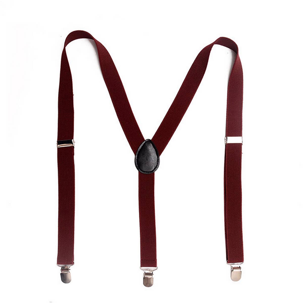 TROUSERS SUSPENDERS RUBBER BUCKLE SUSPENDER CLIP
