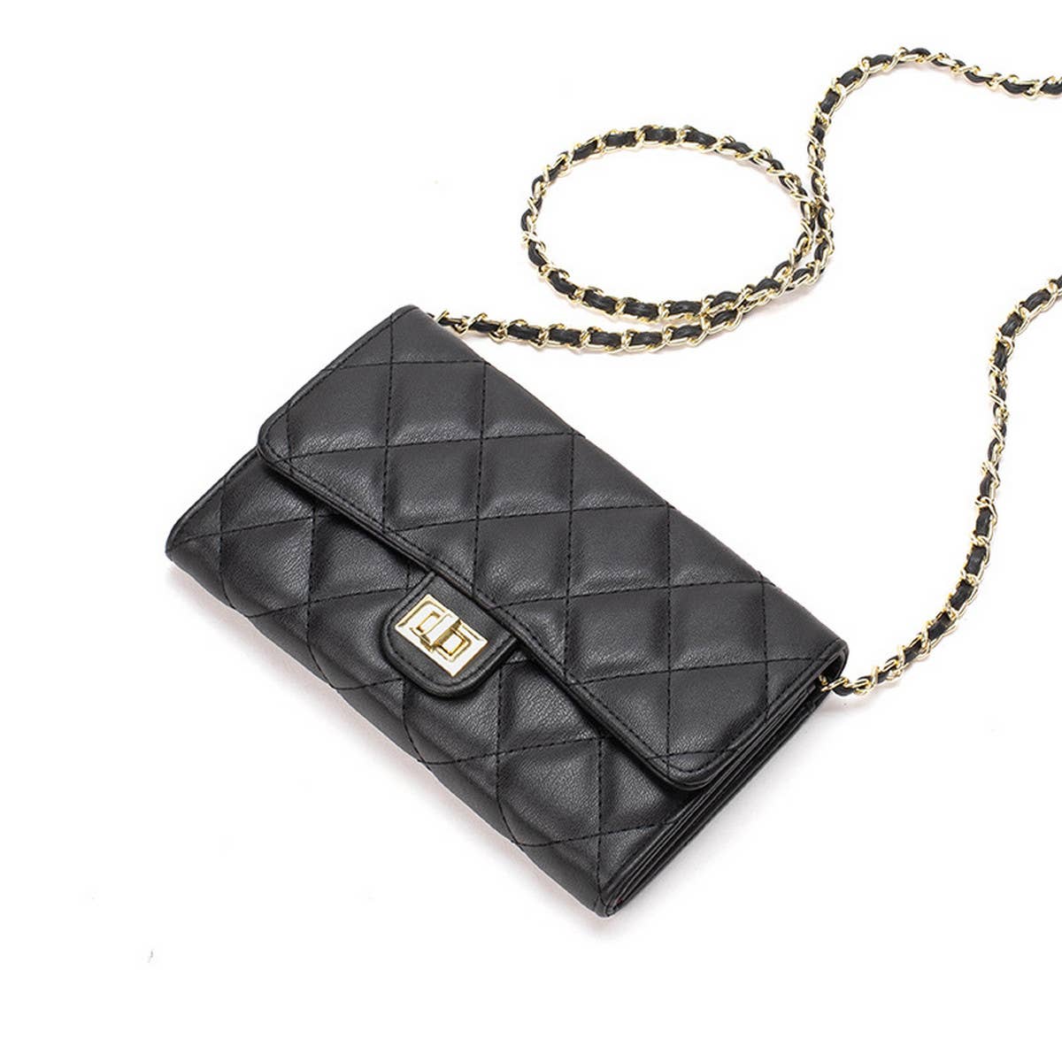 FASHIONABLE DIAMOND CHAIN CROSSBODY BAG_CWAB1635