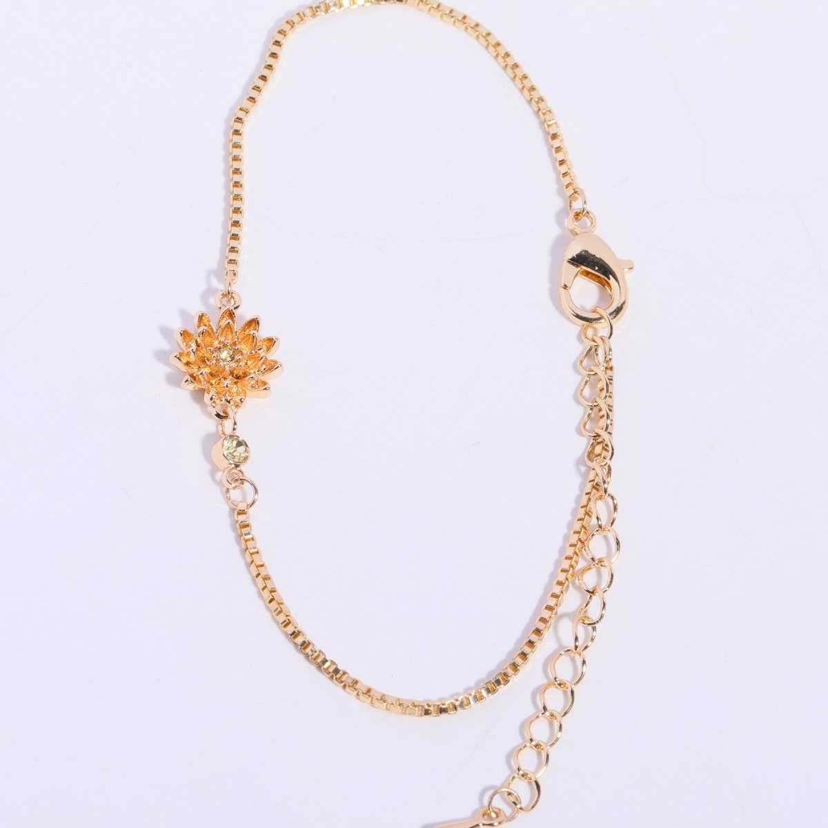 DECEMBER FLOWERBRACELET ZIRCON PENDANT BRACELET