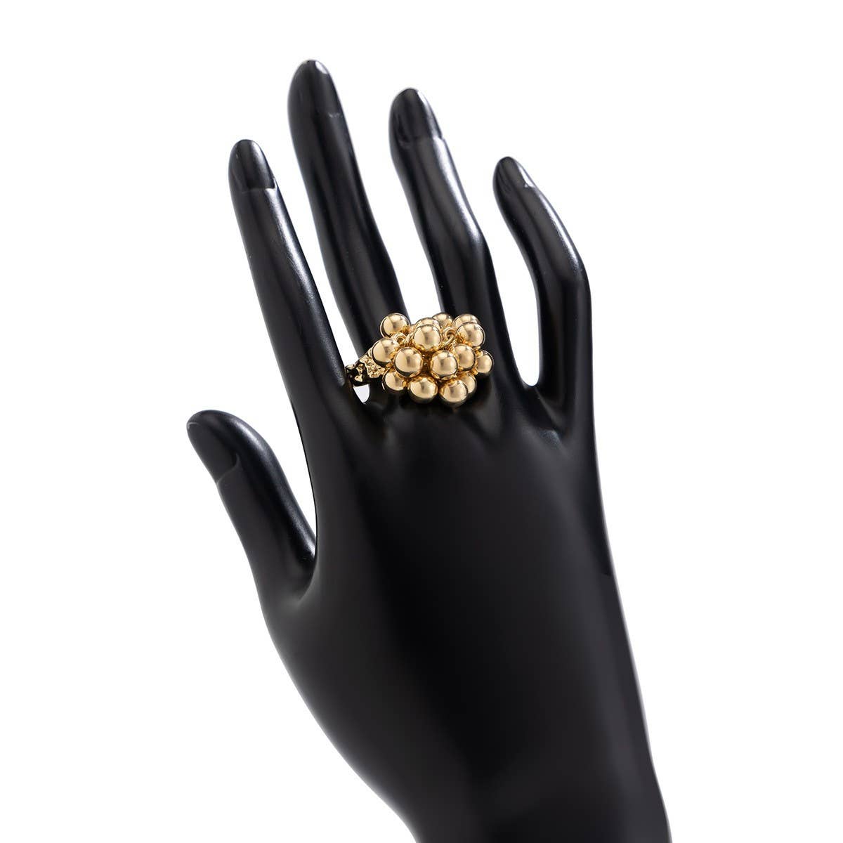 IRREGULAR GEOMETRIC ELLIPSE ALLOY WINDING RING