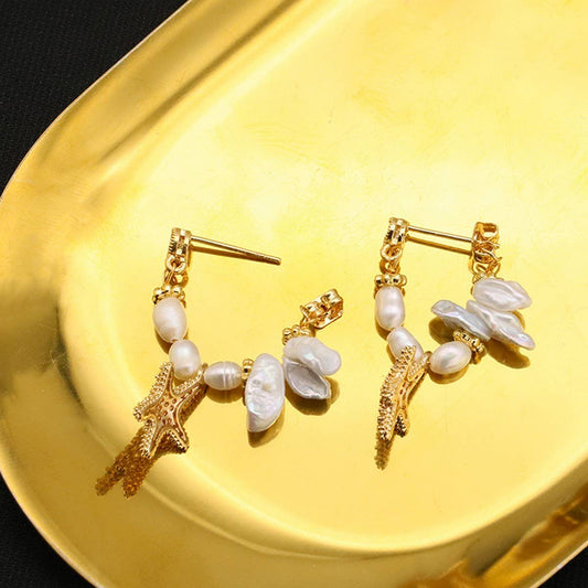 NEW HIGH-END RETRO FASHION PEARL EARRINGS