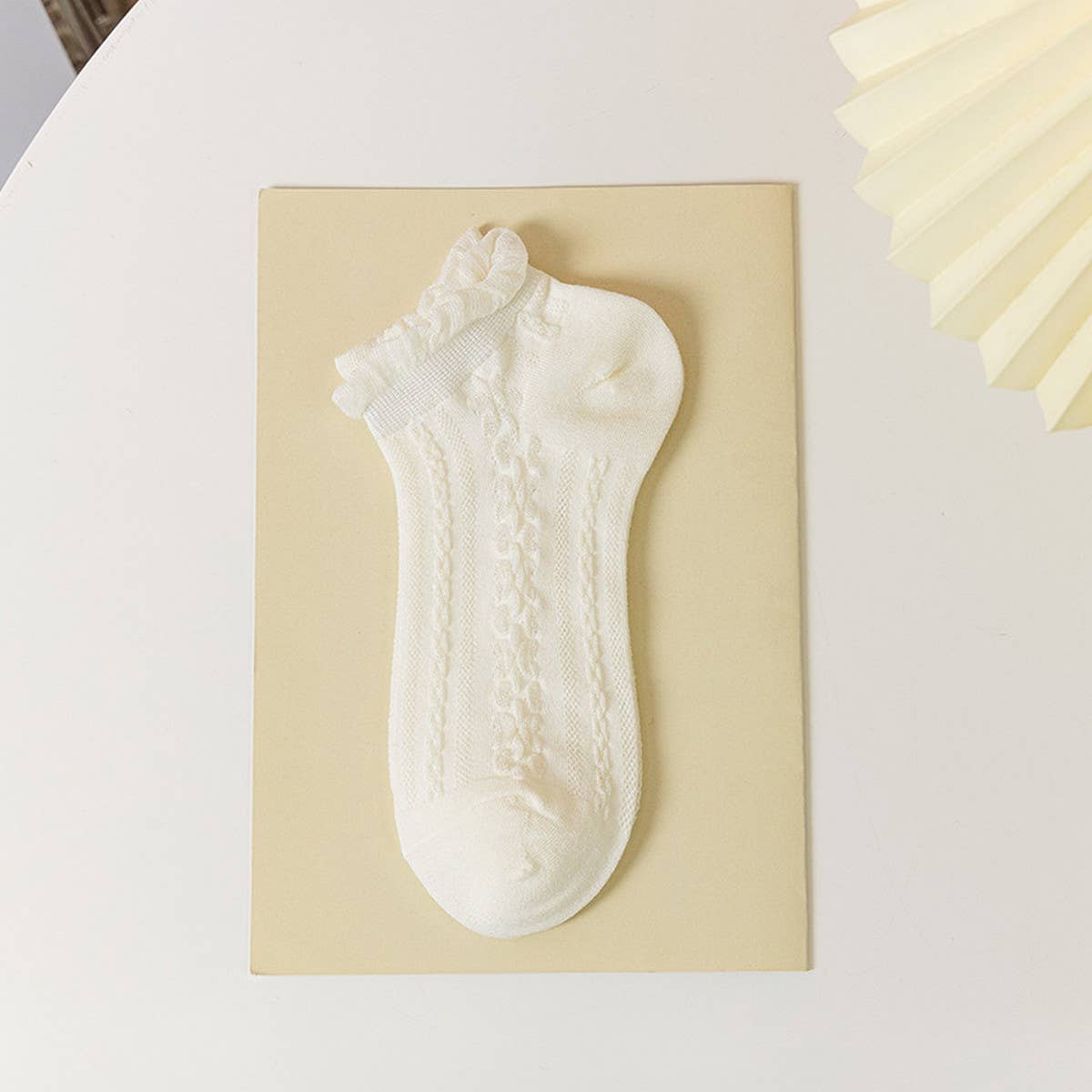 MESH BOAT SOCKS SIMPLE SOLID COLOR GLAS FIBER SOCKS