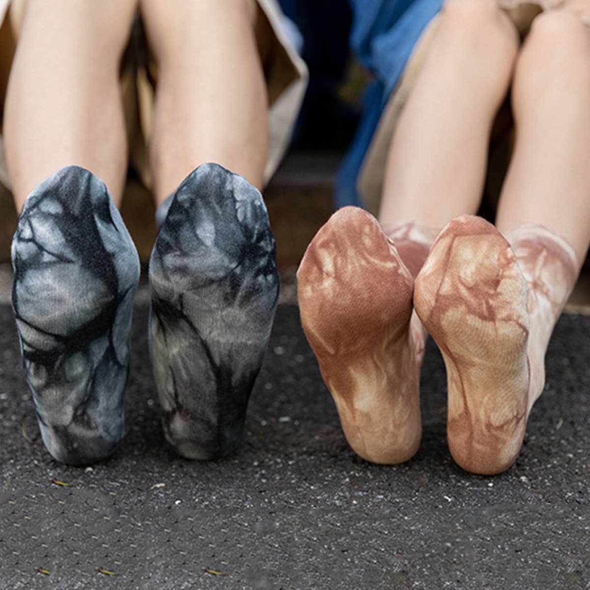 FASHION TIE-DYED SKATEBOARD SOCKS STREET SOCKS_CWMS0261