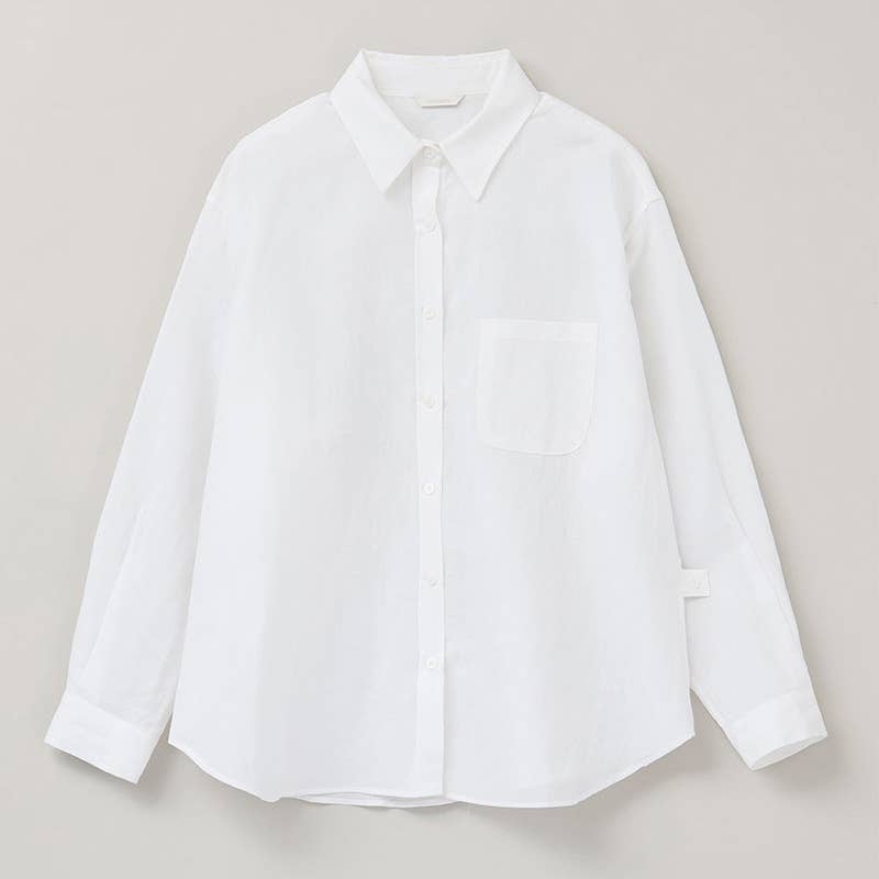 TENCEL LINEN SLOUCHY BLOUSE