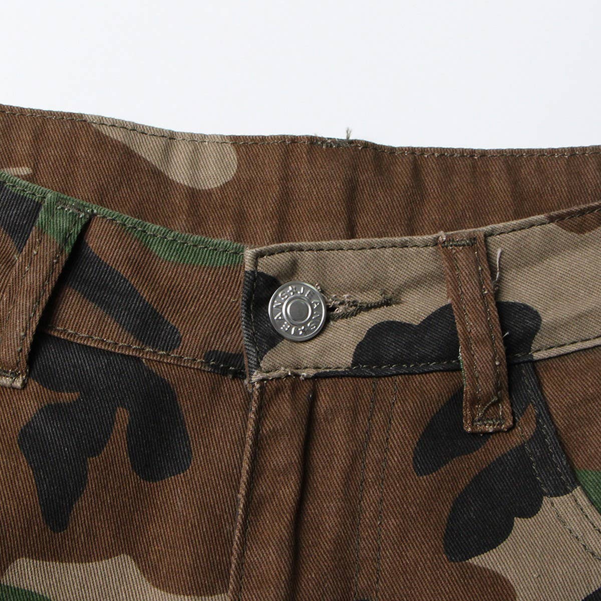 HIP HOP STYLE MULTI POCKET CAMOUFLAGE JEANS