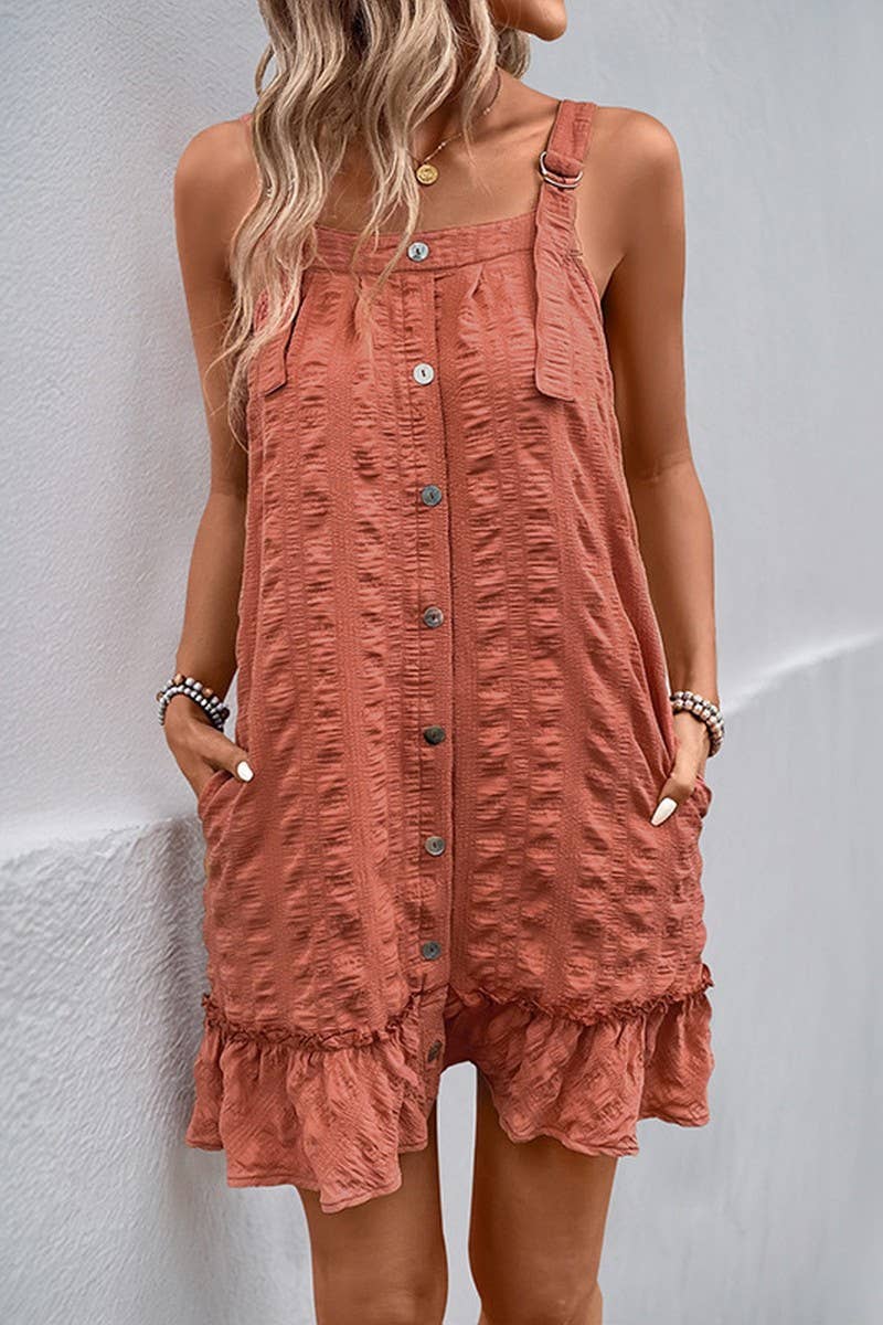 CWDSD6687_STRAPLESS SOLID COLOR TEXTURED PLEATED DRESS