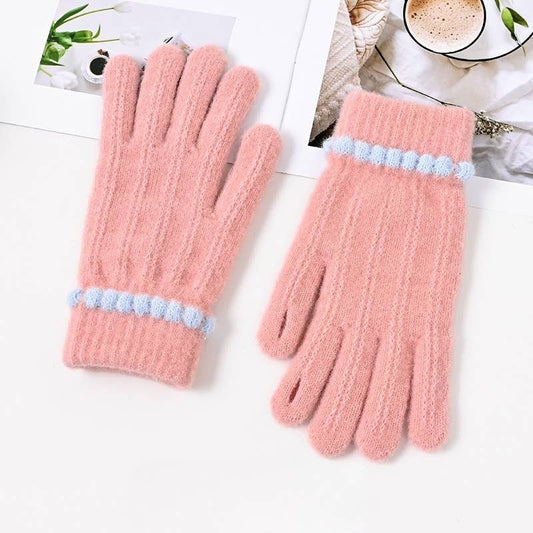 Women??¢s Winter Knit Gloves Touchscreen Warm Thick_CWAG0526