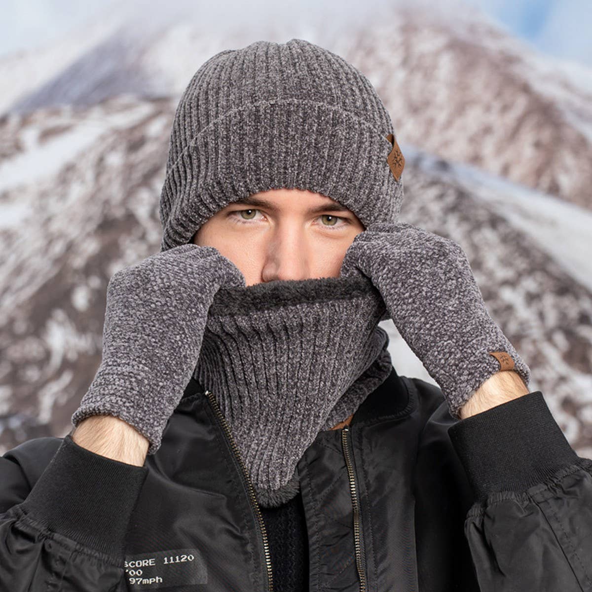 WINTER TOUCH SCREEN WINDPROOF THREE-PIECE SUIT