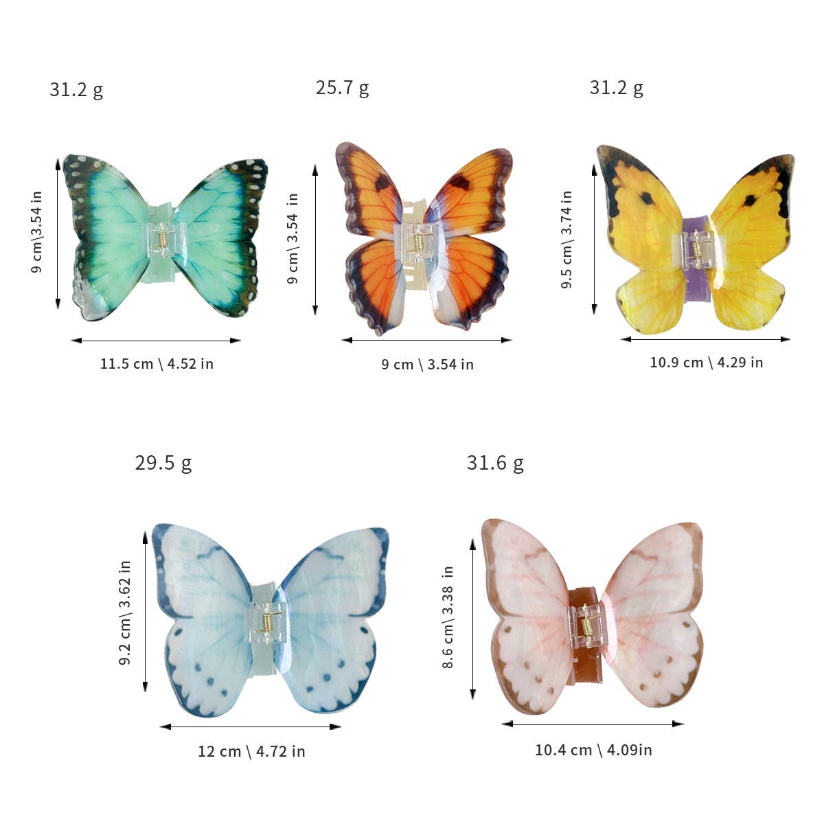 French elegant and refined butterfly gripper