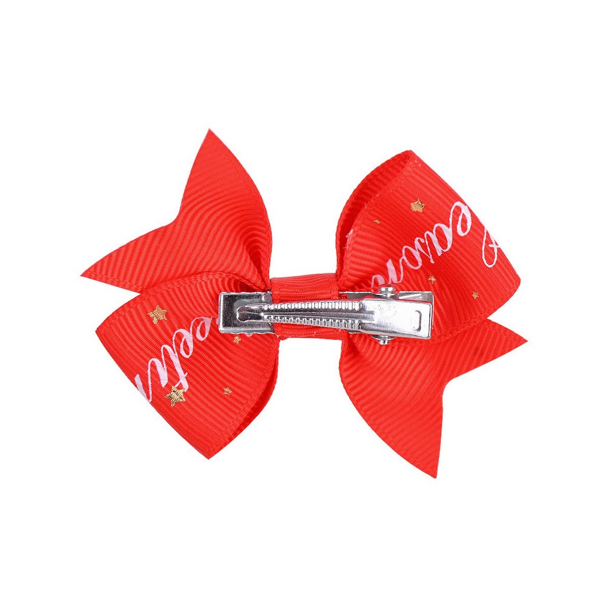 Solid Grosgrain Bow Hair Clip for Girls_CWAHA6699