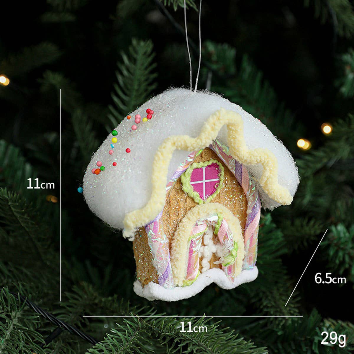 Ice Cream Snowman Christmas Tree Hanging Decor