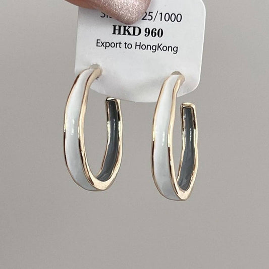 FRENCH HIGH-END C-RING EARRINGS