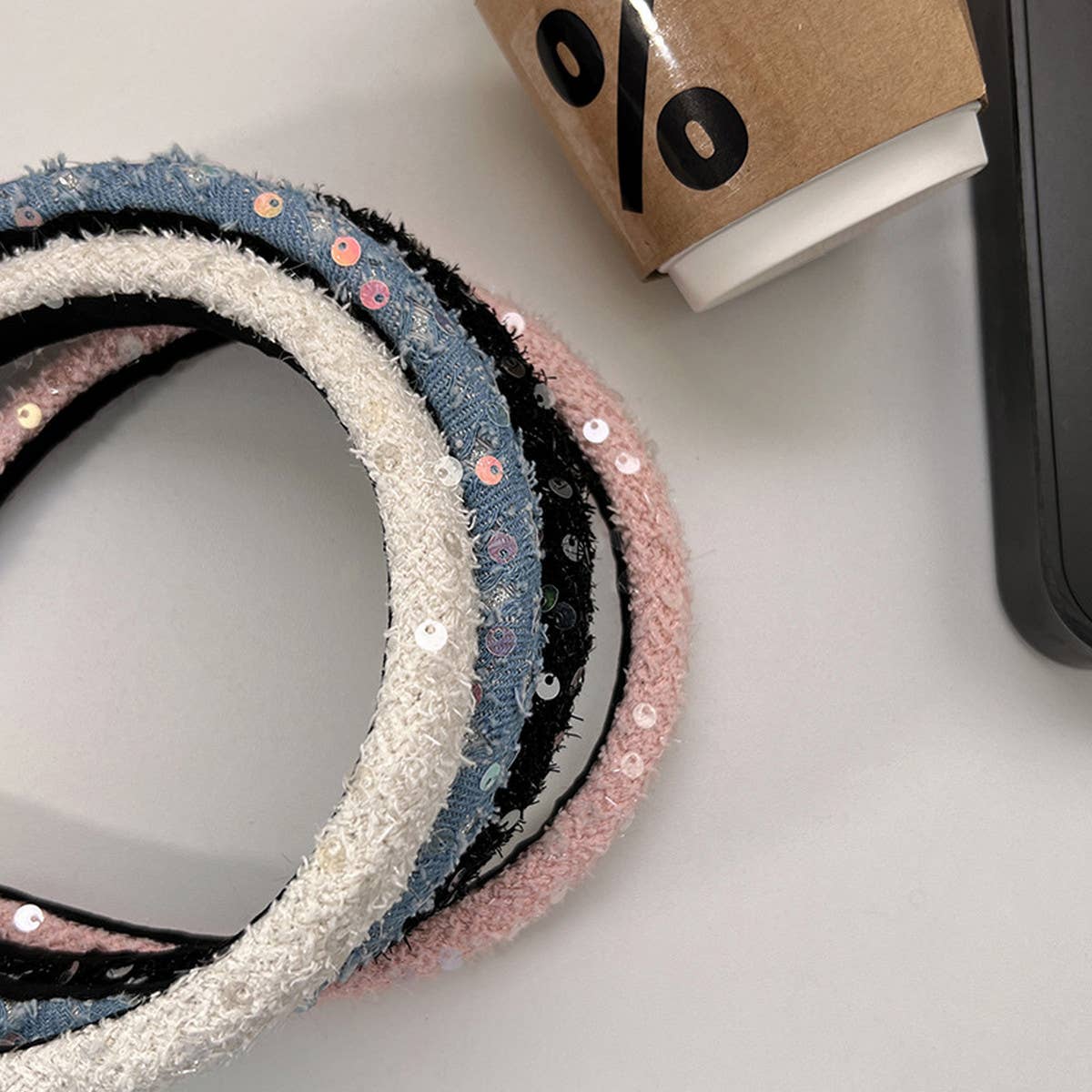 CLASSIC SEQUINED SPONGE HEADBAND