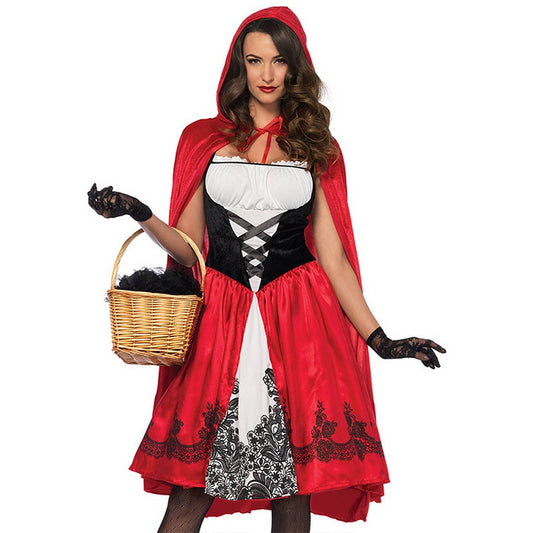 NEW HALLOWEEN LITTLE RED RIDING HOOD COSTUME