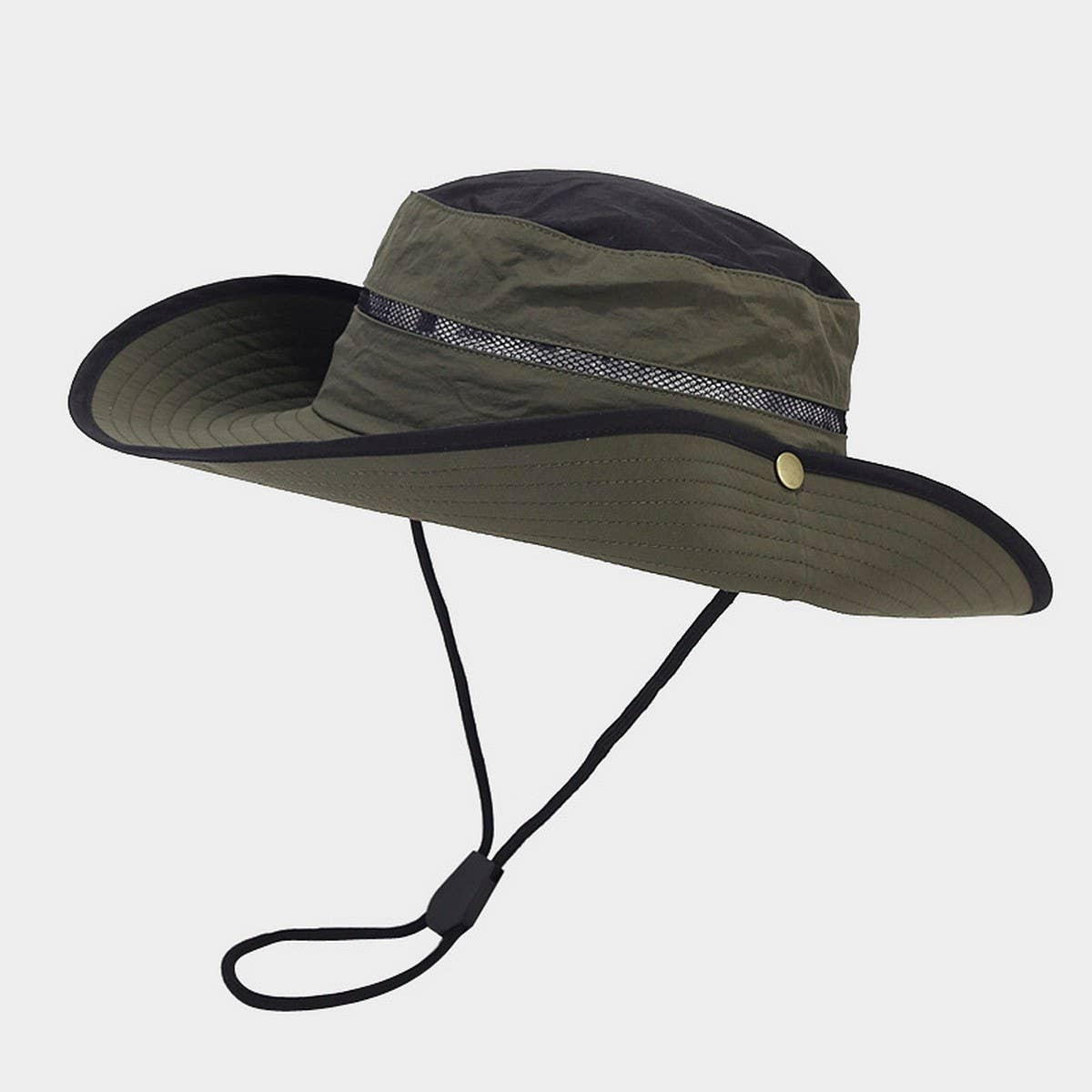 Quick-Dry Wide Brim Sun Hat for Hiking & Fishing_CWAH3837