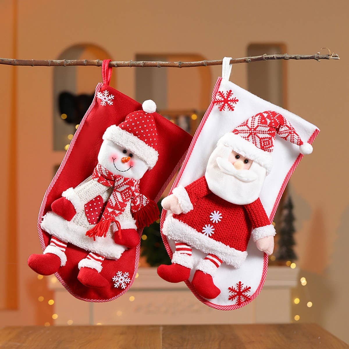LARGE CHRISTMAS SOCK CANDY GIFT BAG_CWMM1902