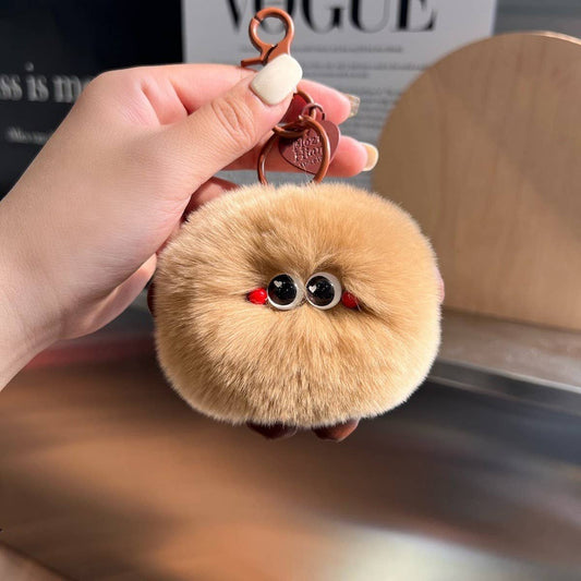 CUTE PLUSH BREAD CAR KEYCHAIN BAG ACCESSORIES