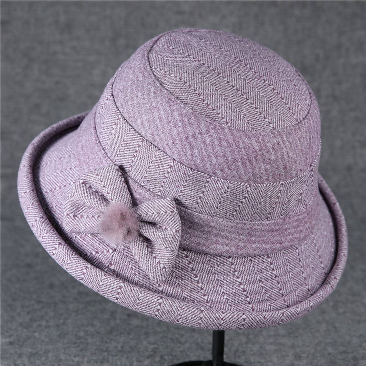 WOMEN'S WARM AND STYLISH BUCKET HAT_CWAH1801