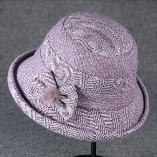 WOMEN'S WARM AND STYLISH BUCKET HAT_CWAH1801