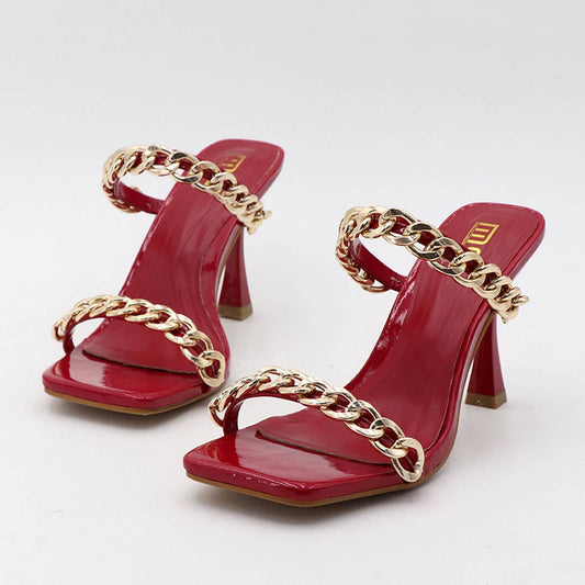 SIMPLE SEXY CHAIN HIGH HEELS_CWSHS0595