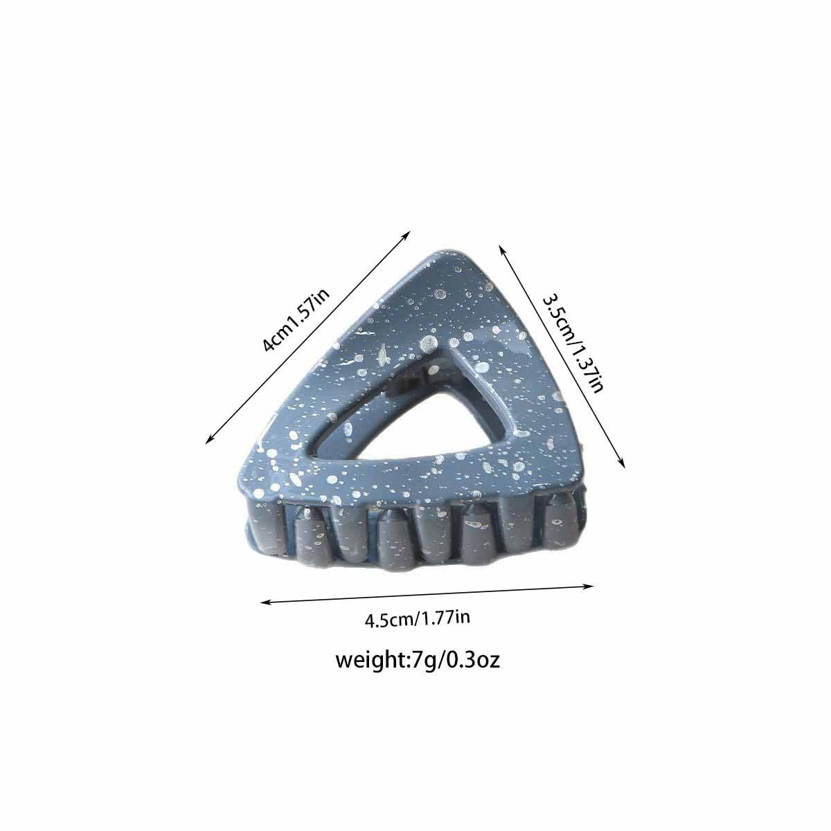 Simple ink-dripping high ponytail hair clip