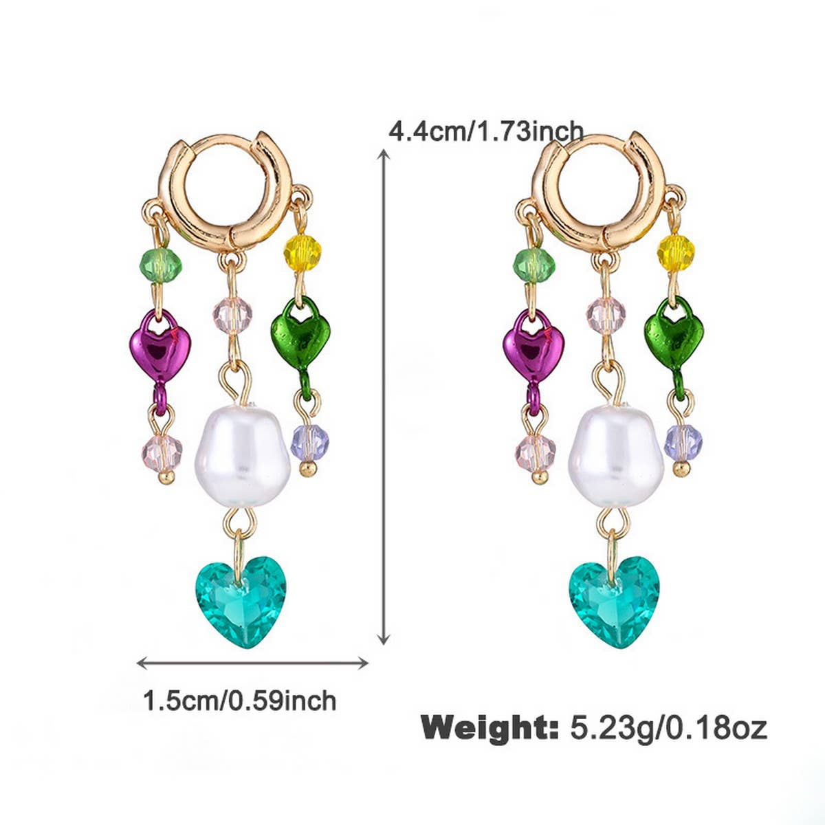 FASHIONABLE TASSEL EARRINGS AND STACKING BRACELETS