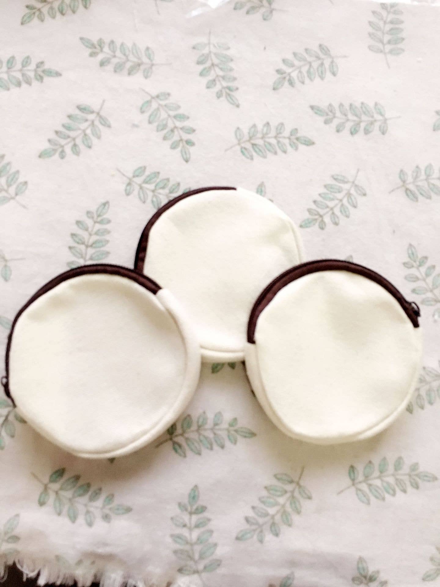 Round cartoon canvas coin purse and money bag