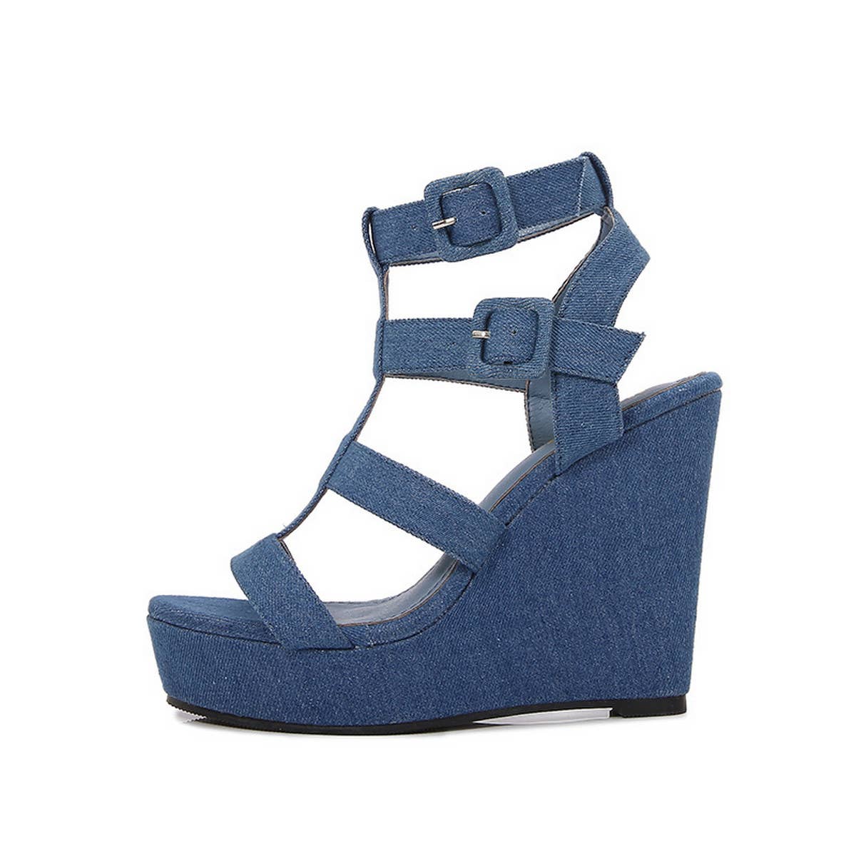 BEAUTIFUL FASHIONABLE PLATFORM WEDGE HIGH HEELS_CWSHH0125
