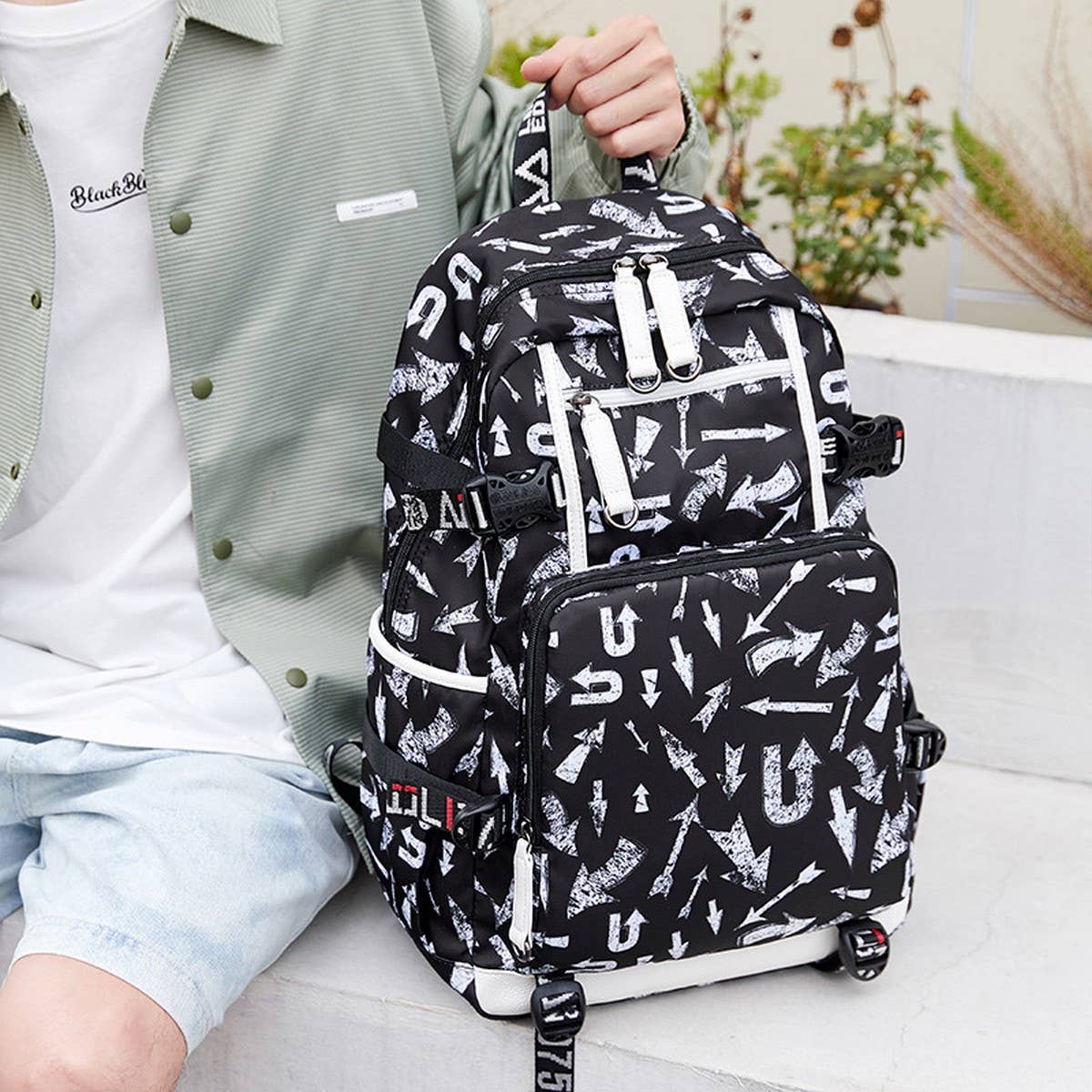 Backpacks for School ??Large & Stylish Heat Print_CWAB5387