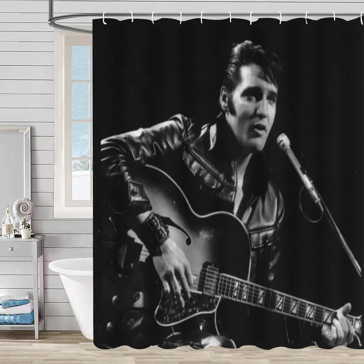 DIGITAL PRINTING BATHROOM SHOWER CURTAIN