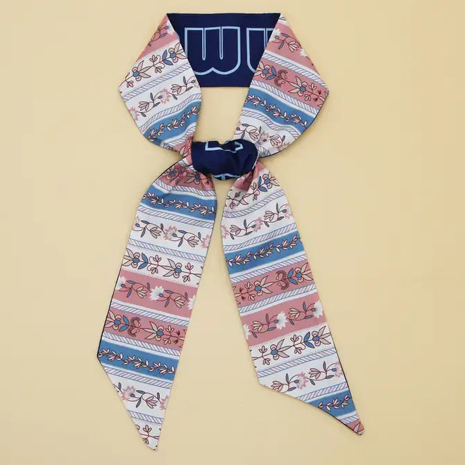 FLORAL PRINT TWILLY HEAD SCARF