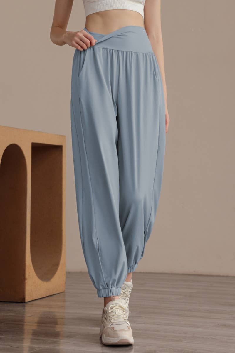 CWBMP0195_FALL CASUAL LOOSE YOGA RUNNING SWEATPANTS