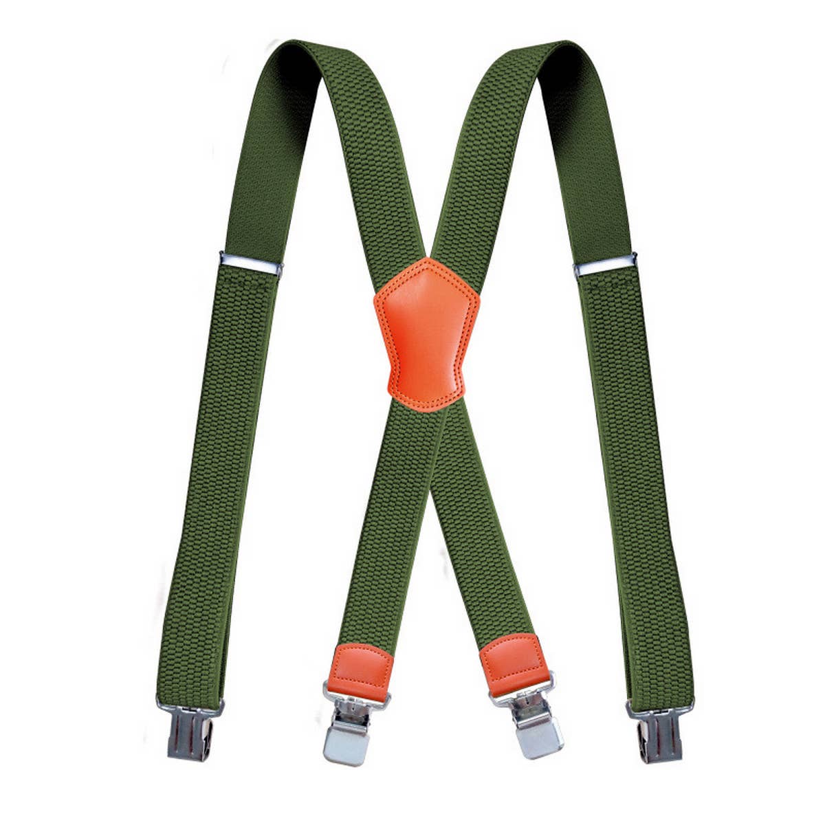 UNISEX ELASTIC X-SHAPED SUSPENDER CLIP