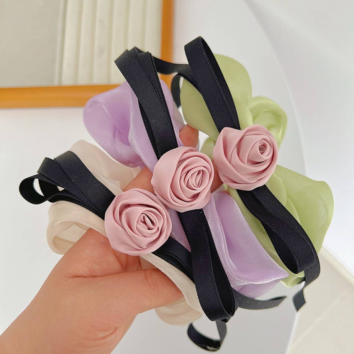 SUMMER HEAD FLOWER HIGH-END ROSE HAIRPINS_CWAHA1181