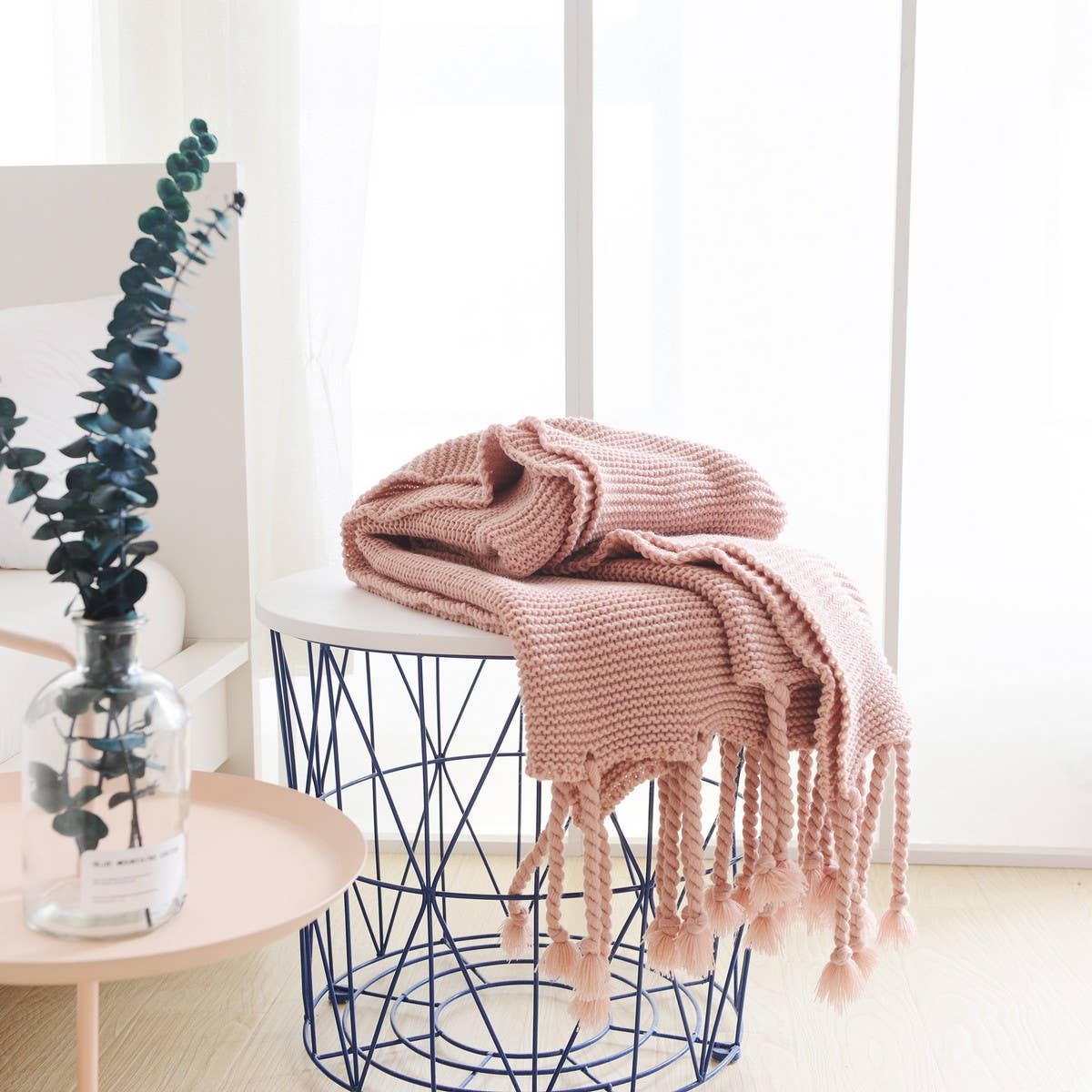 NEW SOFA COMFORTABLE KNITTED THROW BLANKET