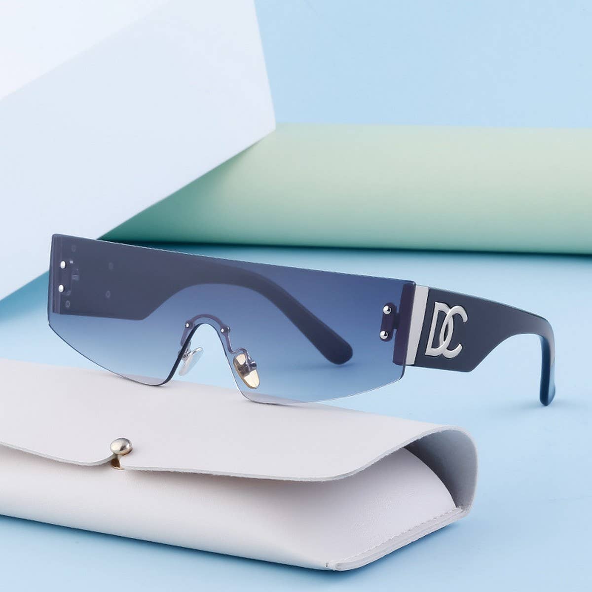 ONE-PIECE FRAMELESS SUNGLASSES PUNK SUNGLASSES_CWASG0602