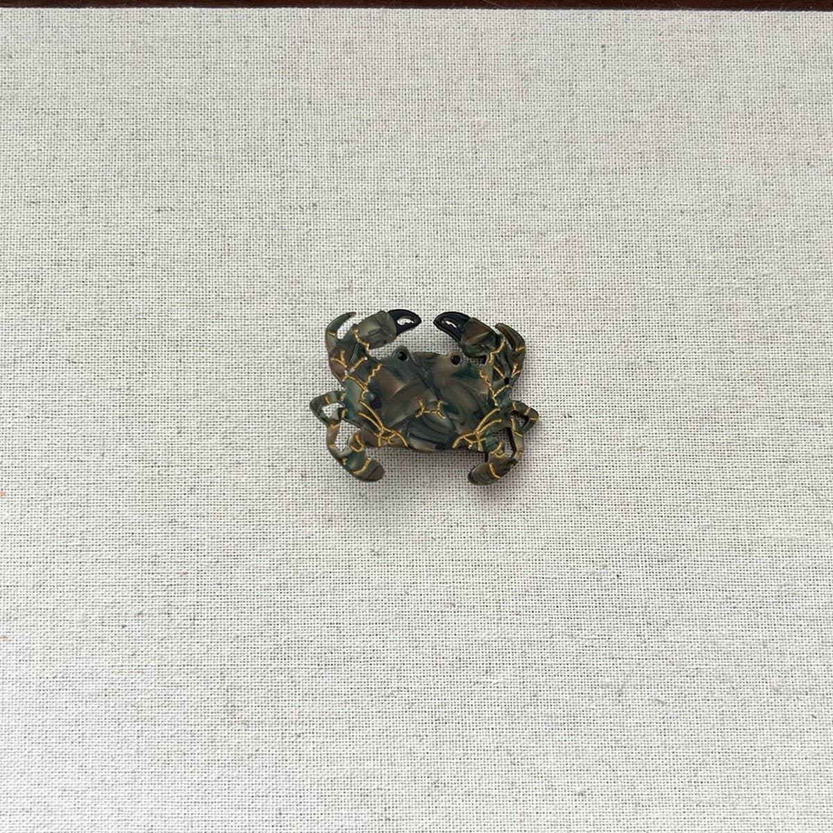 Crab Acetate Hair Claw - Cute Medium Duckbill Clip