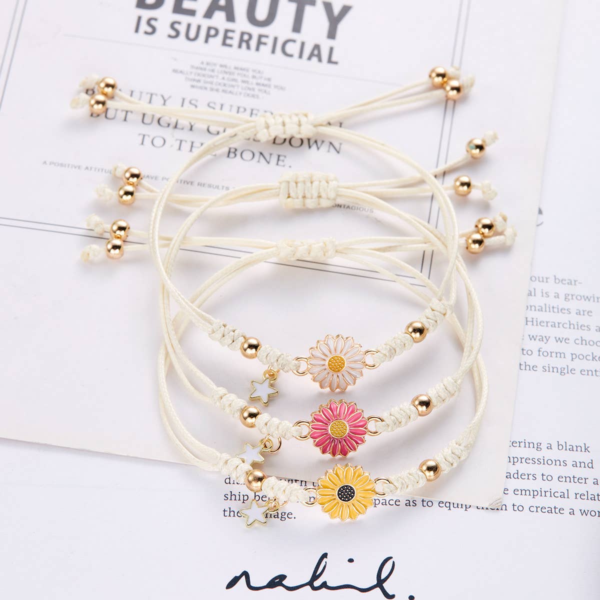 2024 NEW ALL-MATCH DAISY SUNFLOWER BRACELET_CWAJE2419